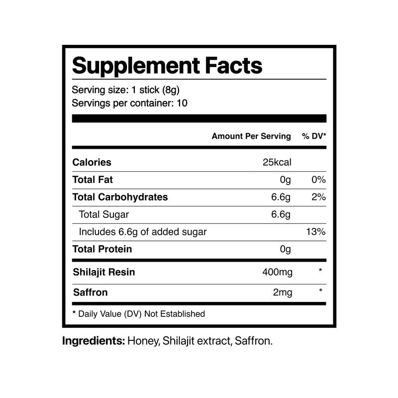 Himalayan Shilajit Honey Sticks